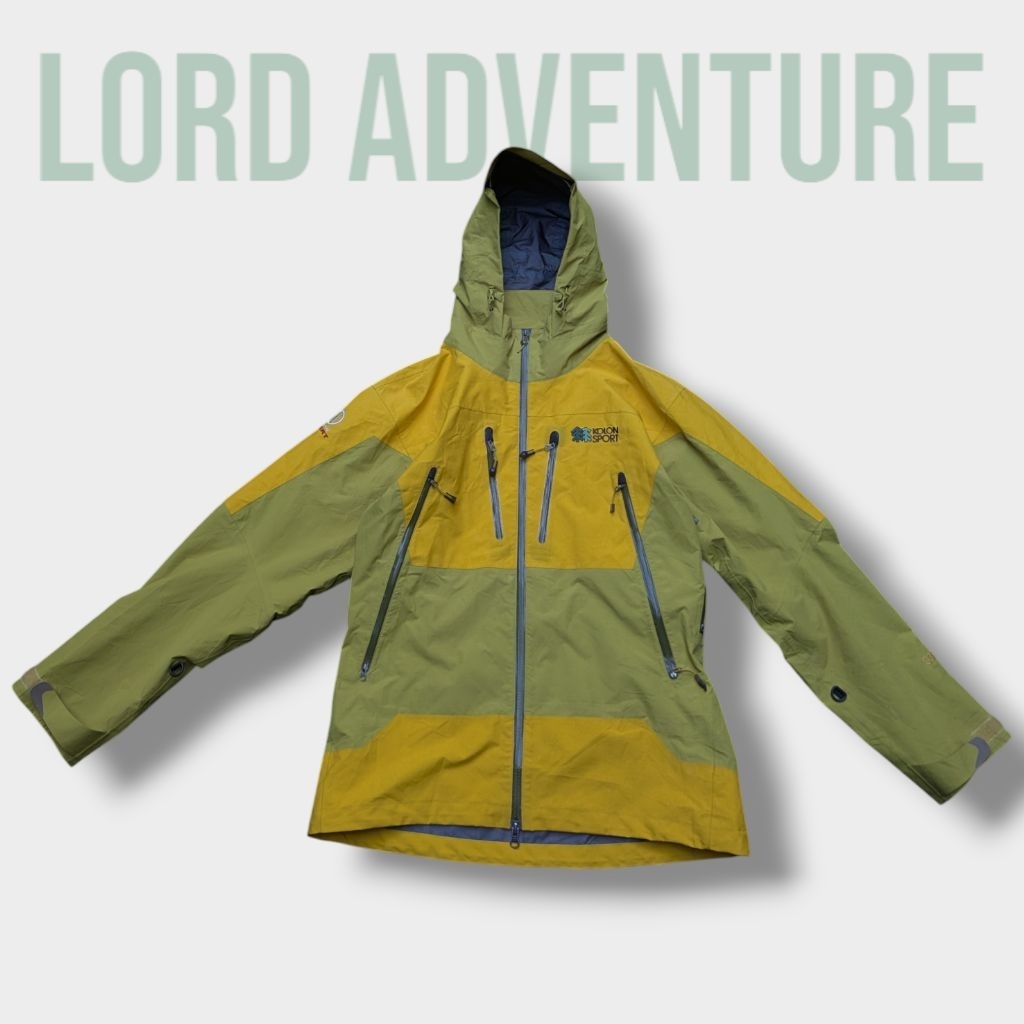 jaket outdoor Kolon Sport Goretex Pro Shell high waterproof packable jacket gunung outer anti air wi
