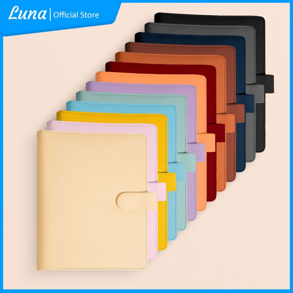 

Binder Warna Pastel Polos Exlusive A5 20 Ring Binder Organizer 20 Ring Polos A5 Binder Kulit Kuliah