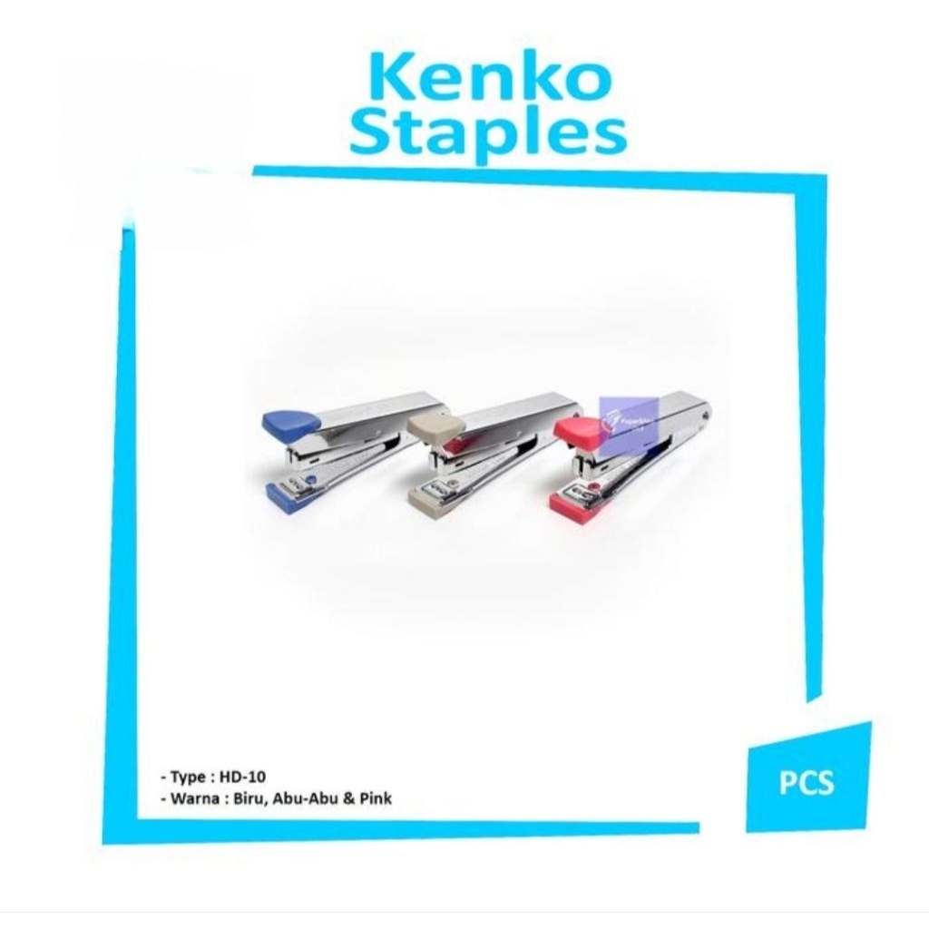

KENKO Stapler Alat Penjepit Kertas HD-10 / HD-10D / HD-50 - Pcs.