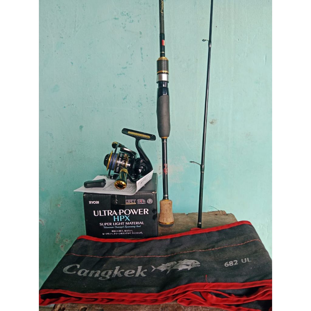 cangkek gen 4 2-6lb + rell ryobi ultra power 1000 hpx