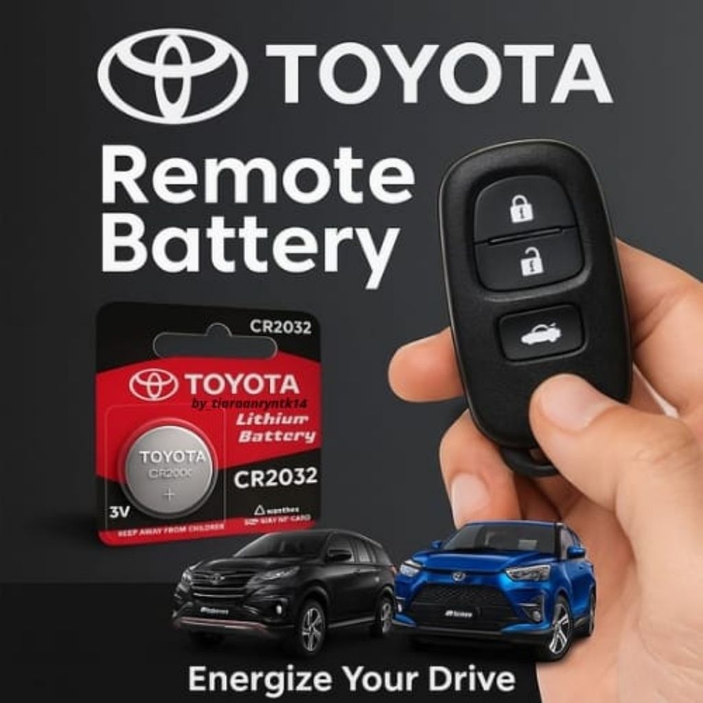 BATERAI BATRE BATU REMOT MOBIL ALL NEW RUSH TERIOS ASLI