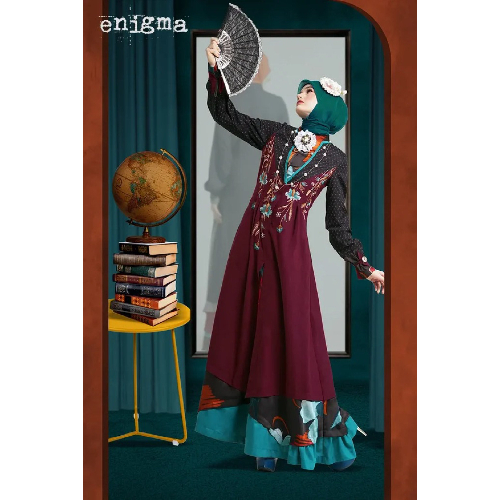 TUNEECA GAMIS MARY ANTTONIA T-1124006 ( TUNEECA ENIGMA ) GAMIS PREMIUM KEKINIAN ORIGINAL BRAND