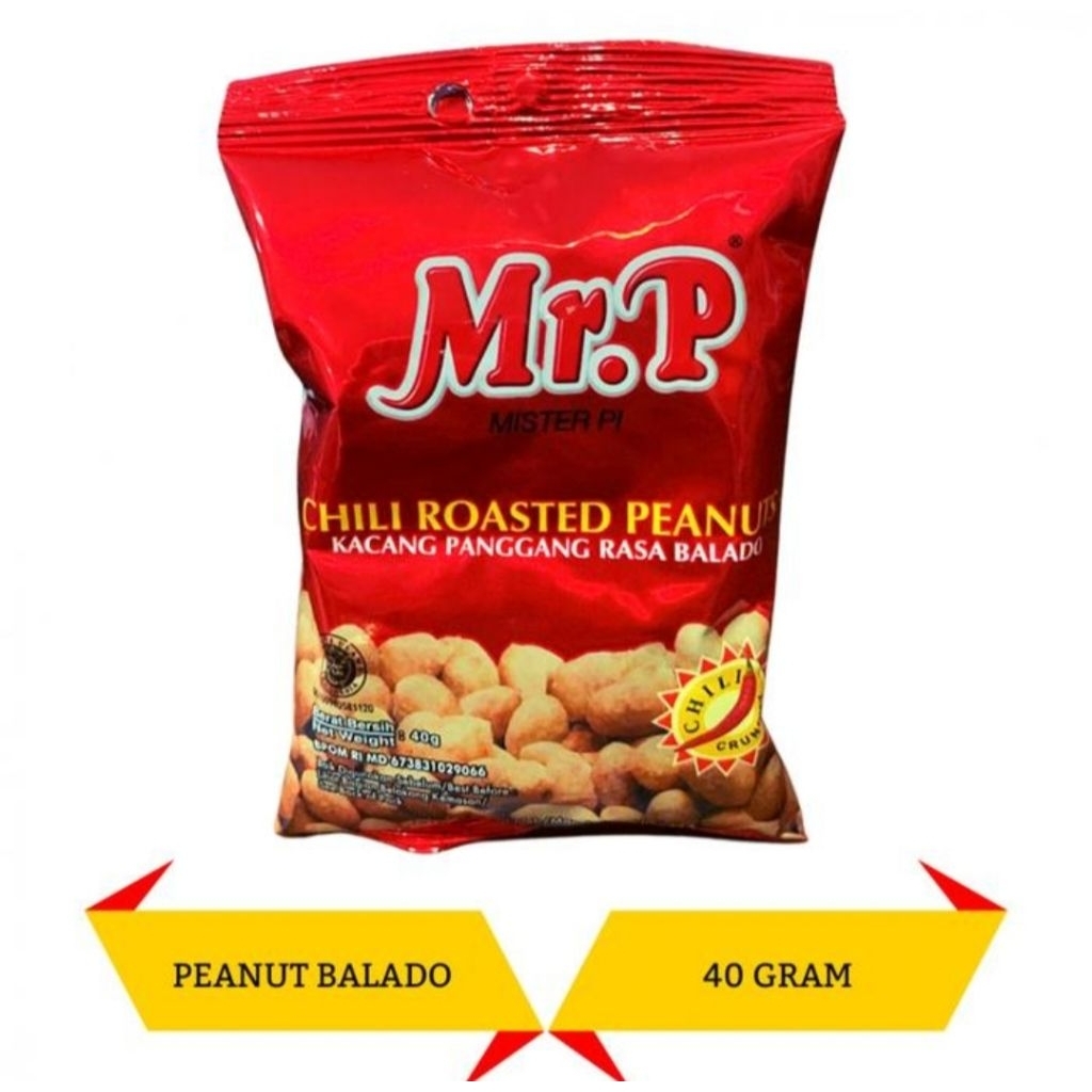 

Mr Peanut Kacang Peanut Balado 40 gram