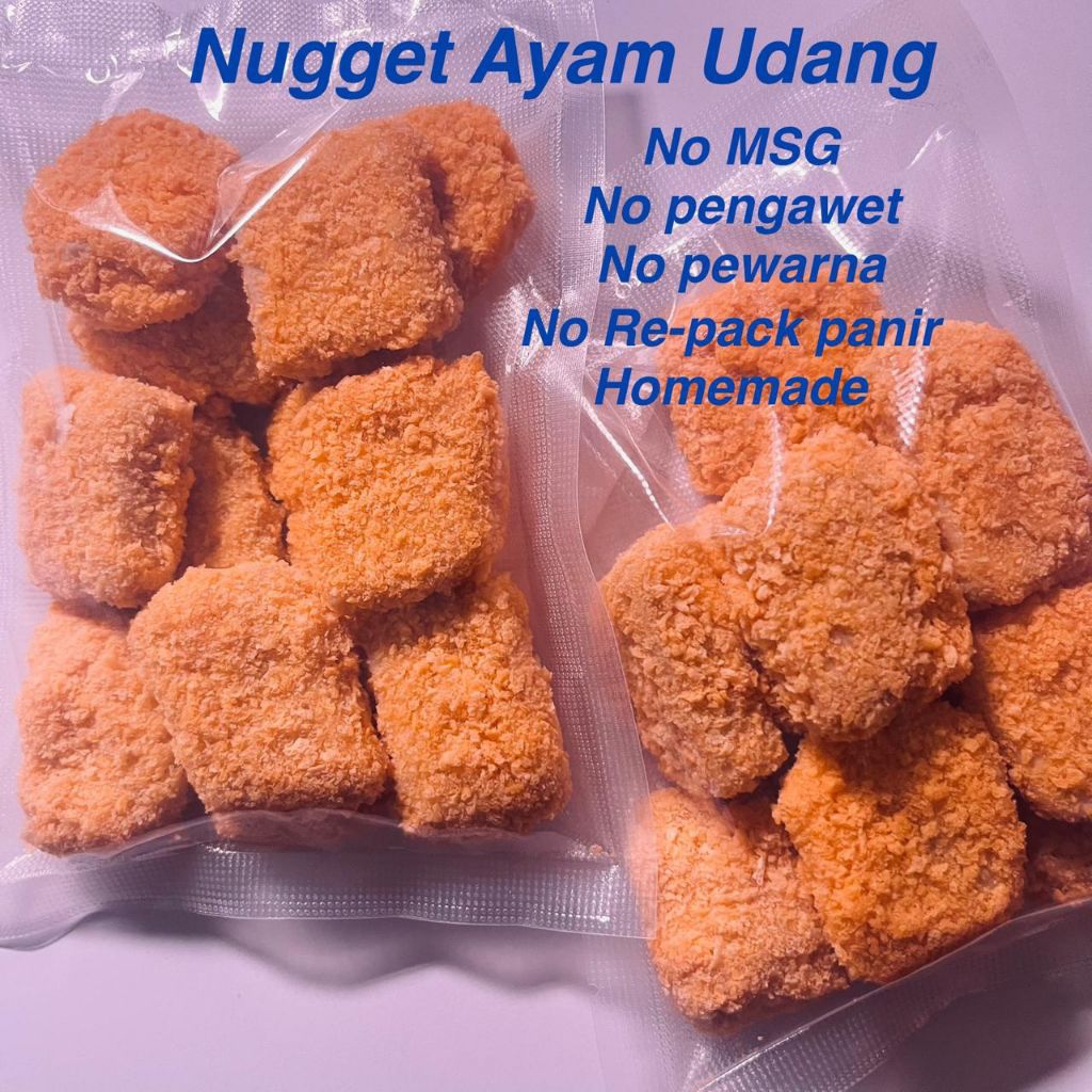 

CRISPY NUGGET UDANG AYAM NO MSG NO PENGAWET