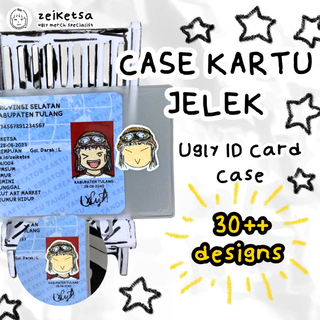 

ZEIKETSA Case Kartu ID Jelek / Ugly ID Case