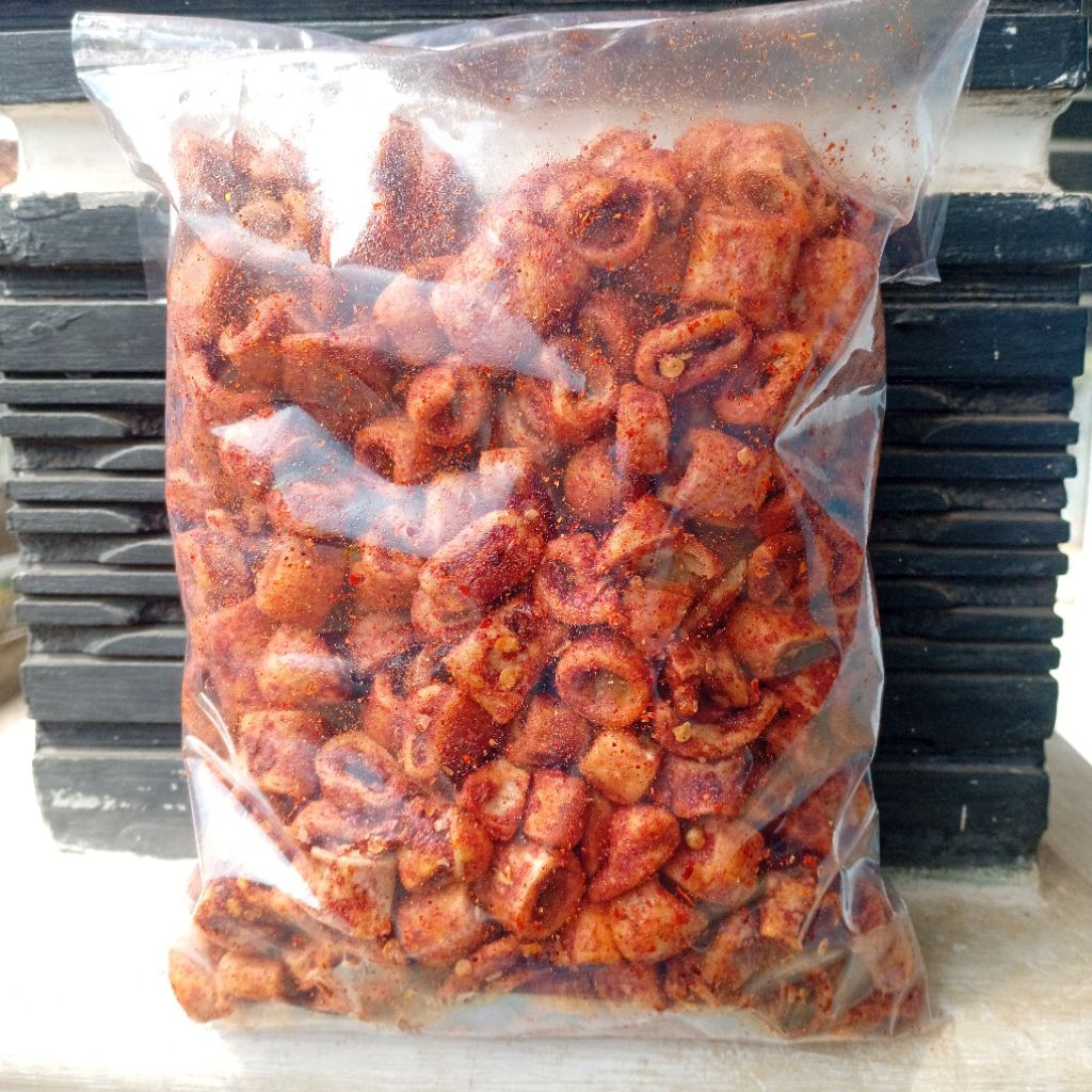 

SOTONG GORENG CRISPY pedas daun jerul 500gram