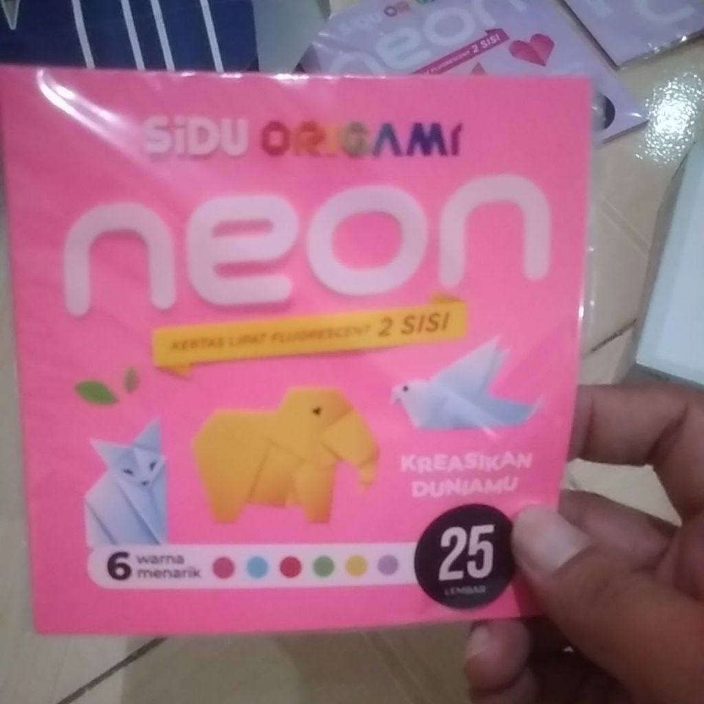 

Origami / Kertas Lipat SIDU 25 Lembar 12x12