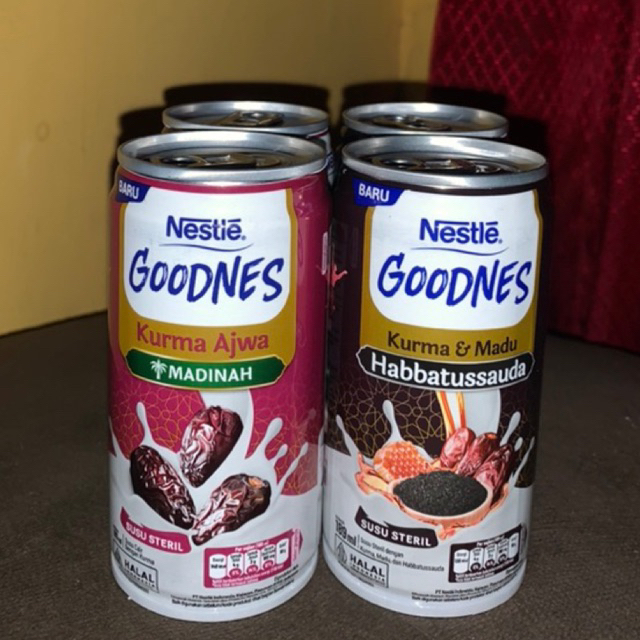 

GOODNES 189ml ( minuman sehat dengan rasa kurma ajwa asli)