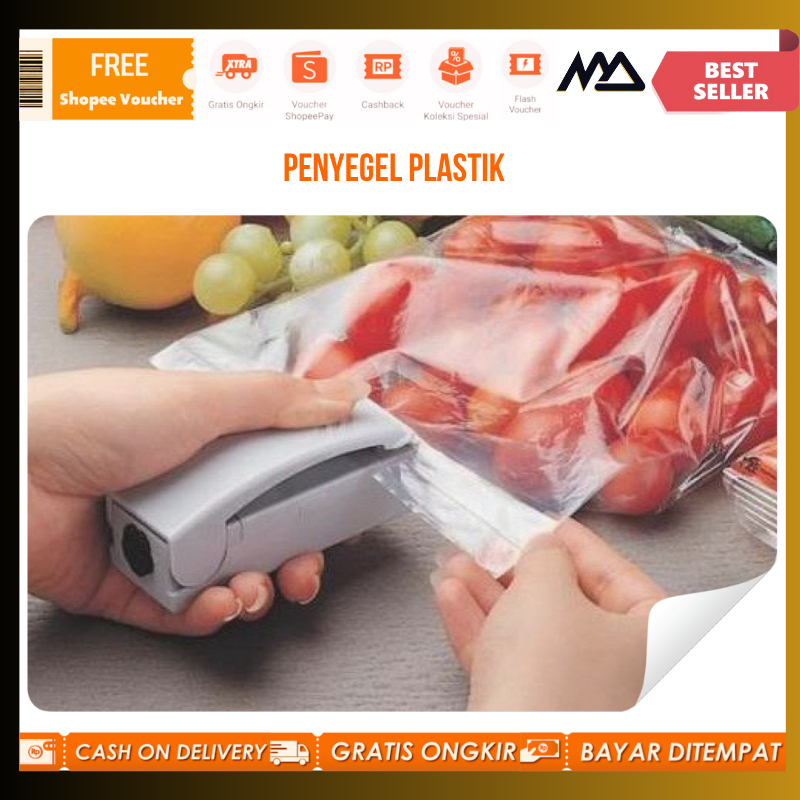 WORKWONDER Mini Hand Heat Sealer Portable / Alat press plastik mini / Mesin press plastik kecil