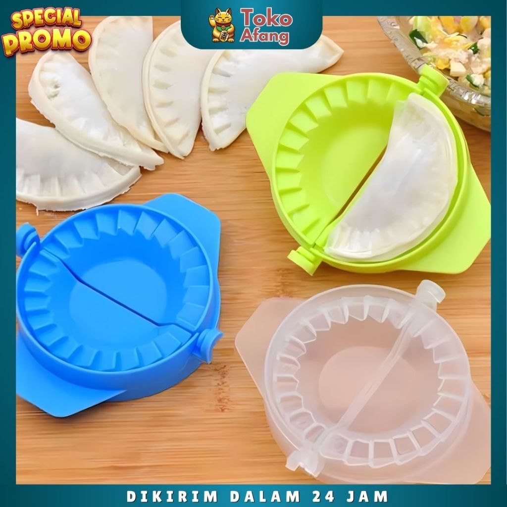 Cetakan Pastel Besar Sedang Mini Jumbo Cetakan Cireng Pangsit Dumpling Gyoza