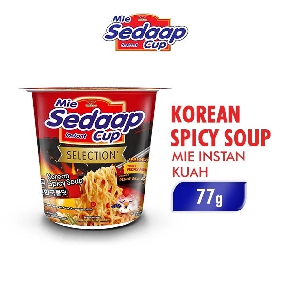 

MIE SEDAAP KOREAN SPICY SOUP CUP