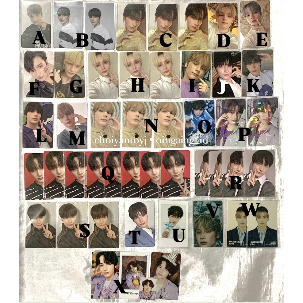 (SALE) TXT HUENINGKAI OFFICIAL PHOTOCARD