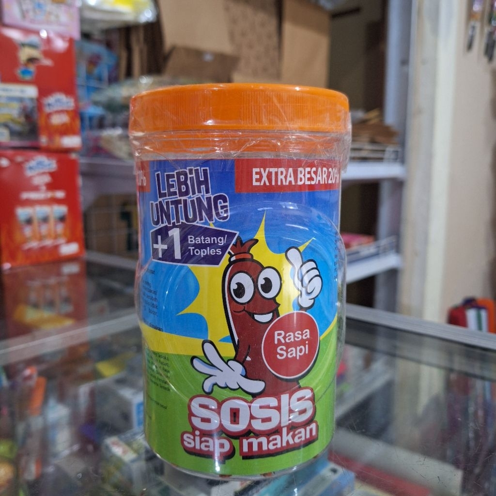

Sosis SO NICE Rasa Sapi/Ayam 1 Toples isi 24pcs Bonus 1pcs