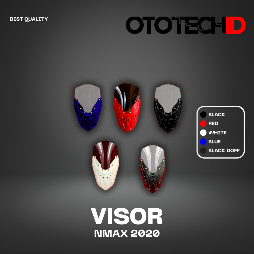 VISOR UNIVERSAL OTOTECH - NMAX 2020, NMAX OLD + LIST, & ASSY UNIVERSAL + BRACKET