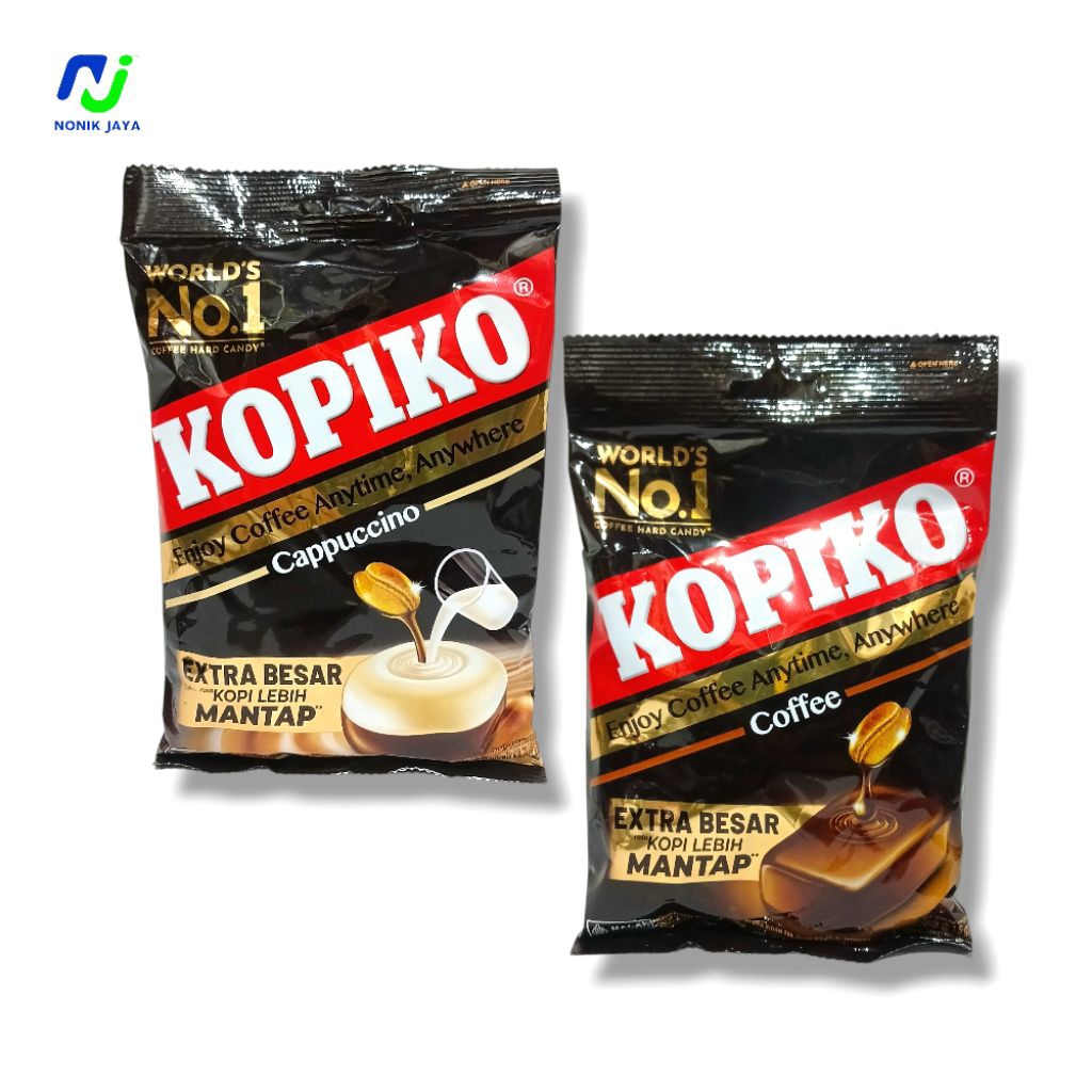 

( PAKET 4 PACK PERMEN KOPIKO ) Permen Kopiko EXTRA BESAR KOPI LEBIH MANTAP Pack Isi 50 Pcs@4g