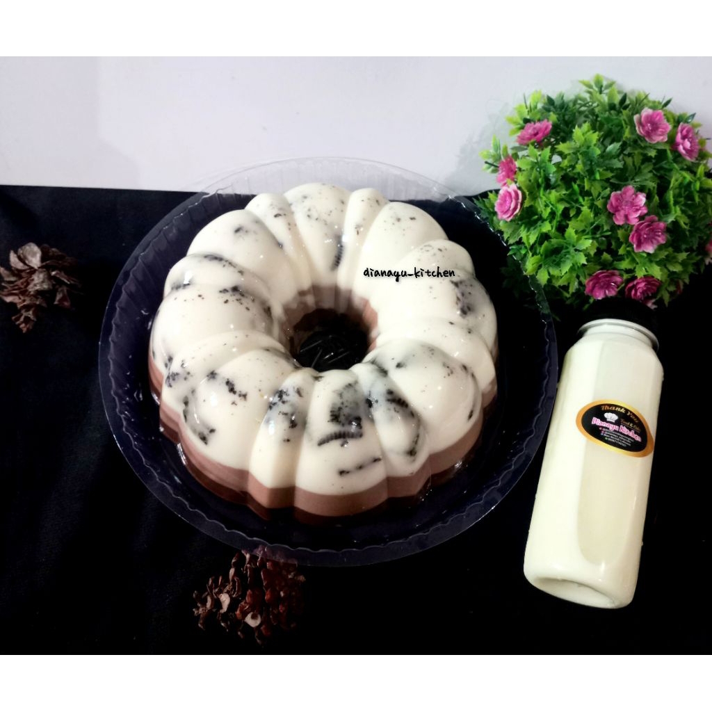 

Puding Susu Oreo D20, Puding Oreo, Pudding Oreo