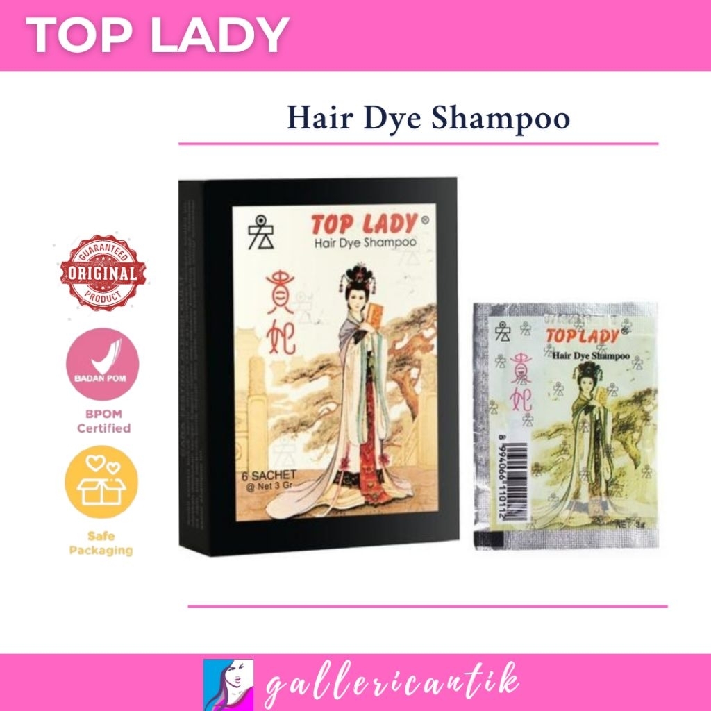 TOP LADY SEMIR RAMBUT Hair Dye Shampoo Sachet