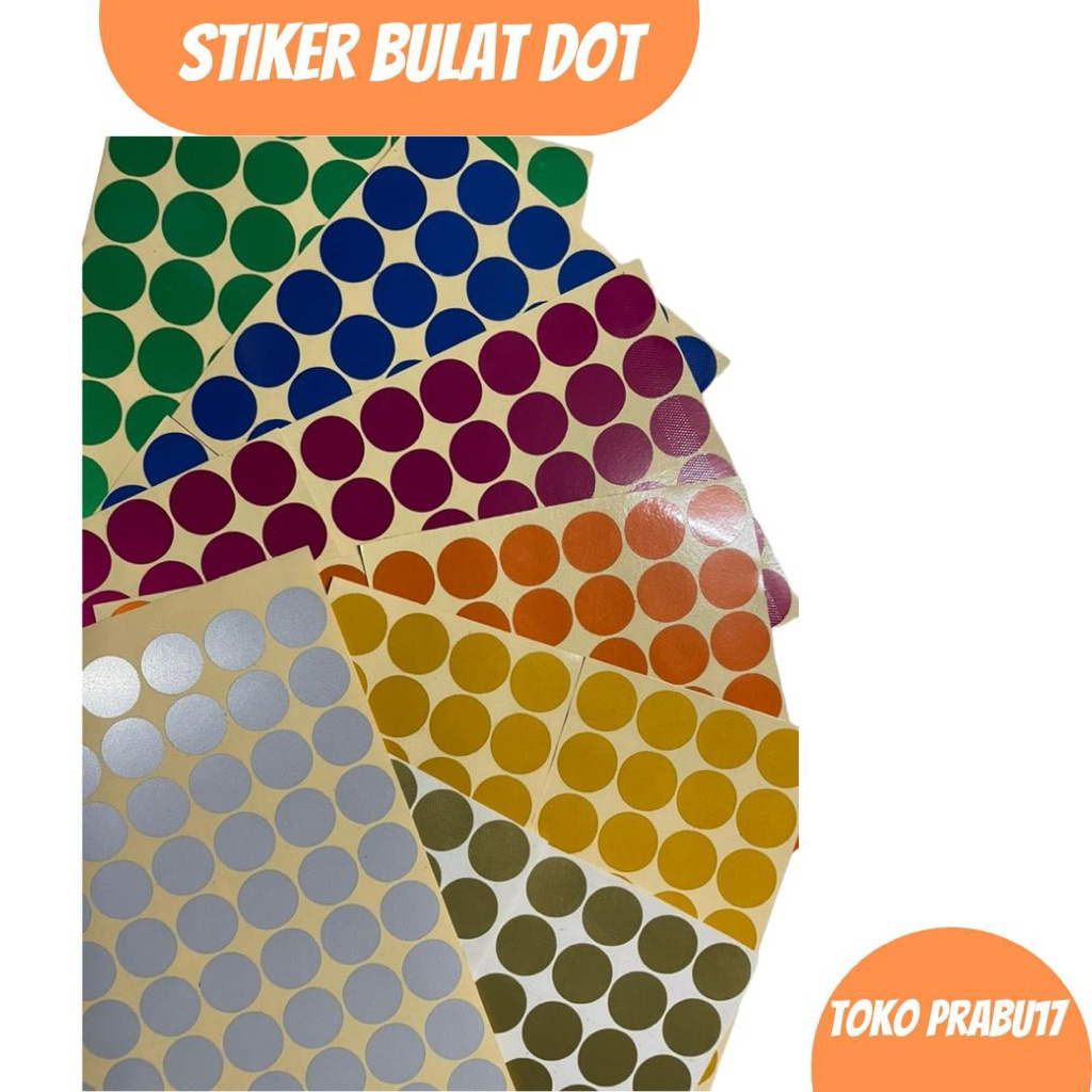 

Stiker Dot Label Nyala ( Harga per lembar)