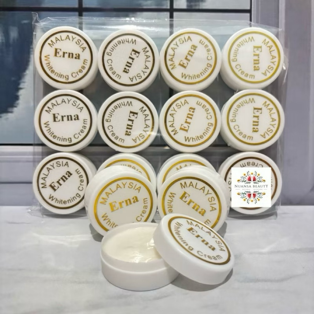 *CREAM ERNA MALAYSIA* Cream whitening erna malaysia Cocok untuk semua jenis kulit Bisa di pakai sian