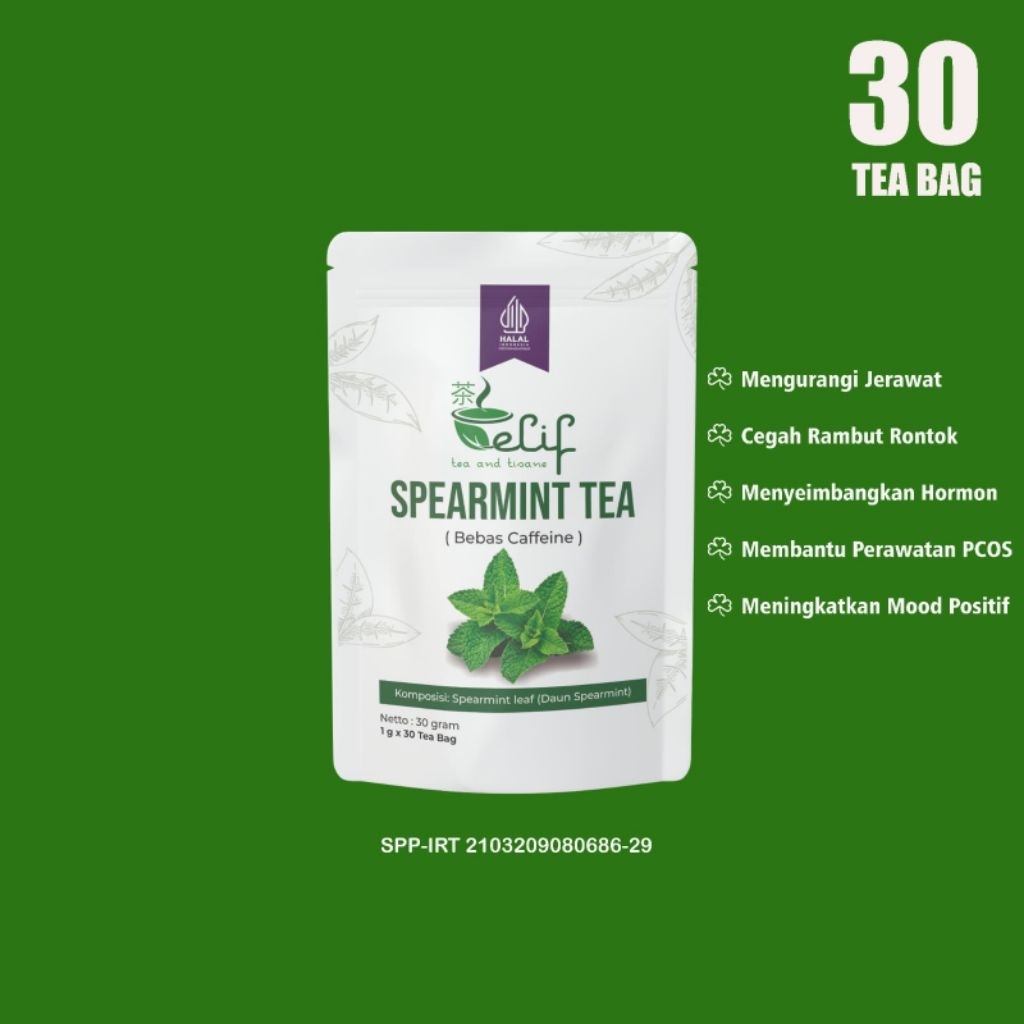 SPEARMINT TEA | TEH UNTUK JERAWAT | TEH UNTUK PCOS PROMIL | TEH HERBAL