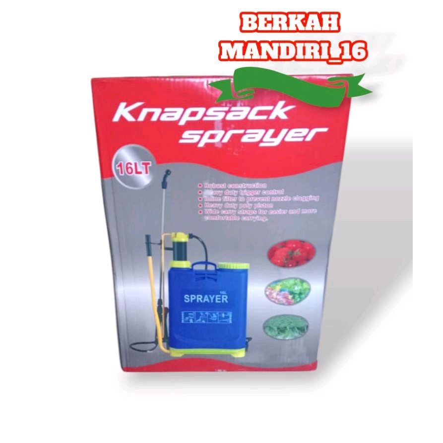 KNAPSACK SPRAYER 16 LITER MANUAL ALAT SEMPROT PERTANIAN