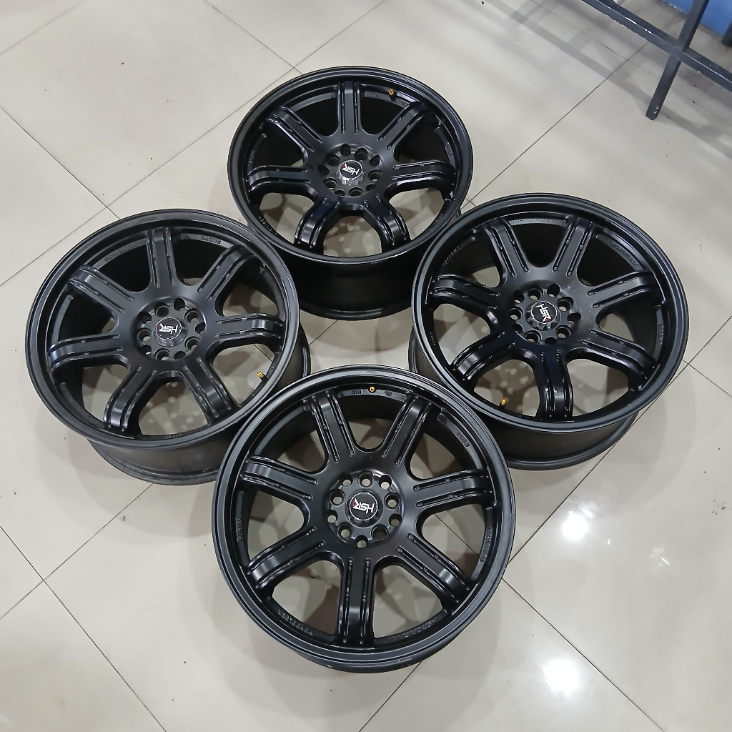 velg/pelek mobil second hsr ring18 baut5x114 cocok buat innova,hrv,brv,dll