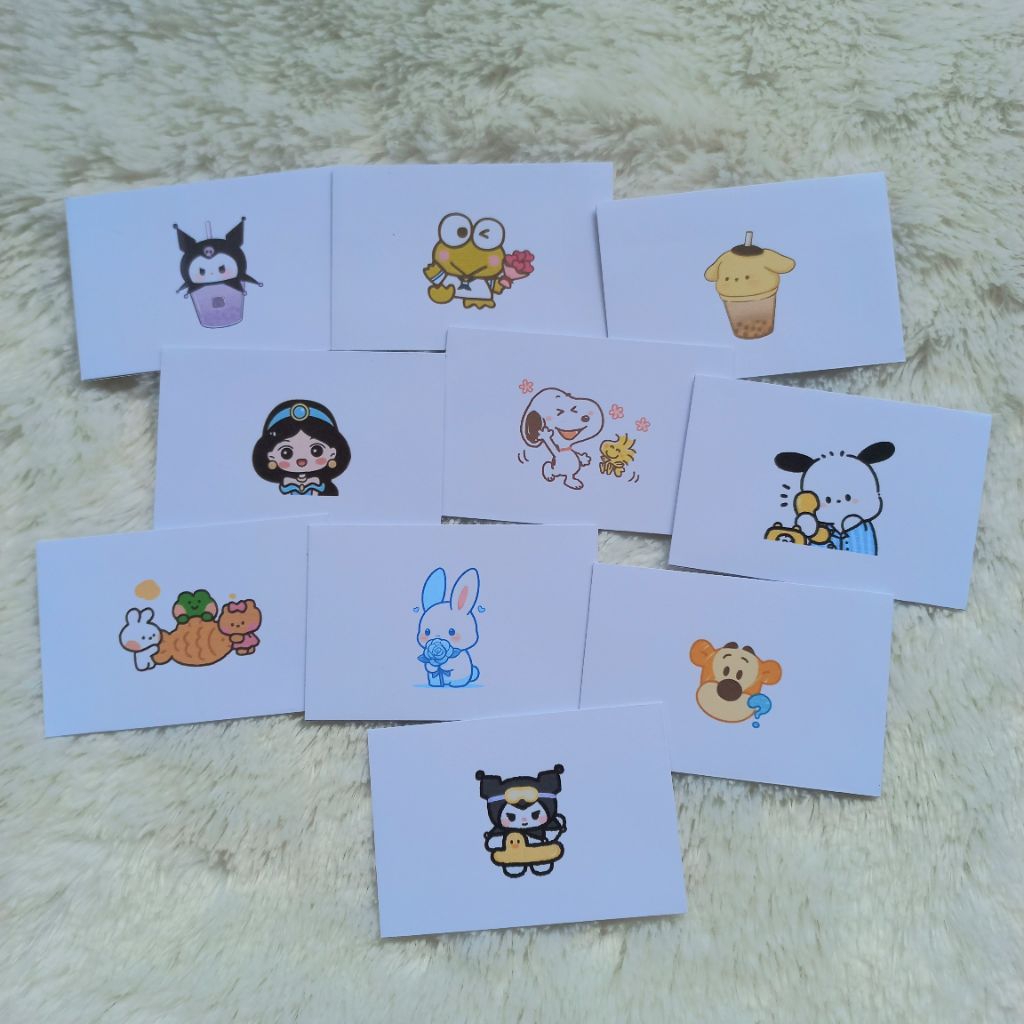 

[AUTO CASHBACK] Packing amplop photocard kertas coklat vintage aesthetic printed cetak lucu lembaran 6.5x9.7 / 13.1x9.7 cm / custom