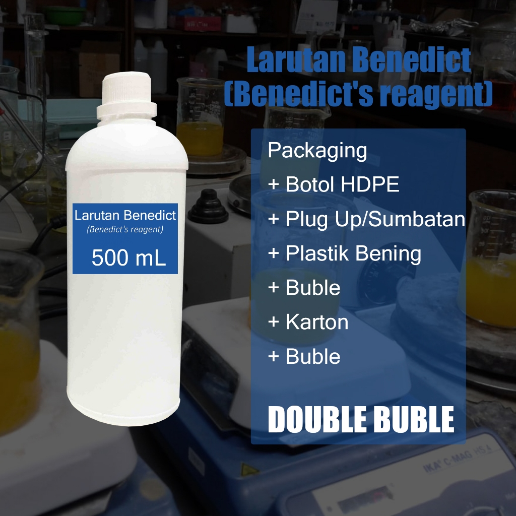 Larutan Benedict / Reagen Benedict / Benedict Reagent / Larutan Uji Gula 500ml