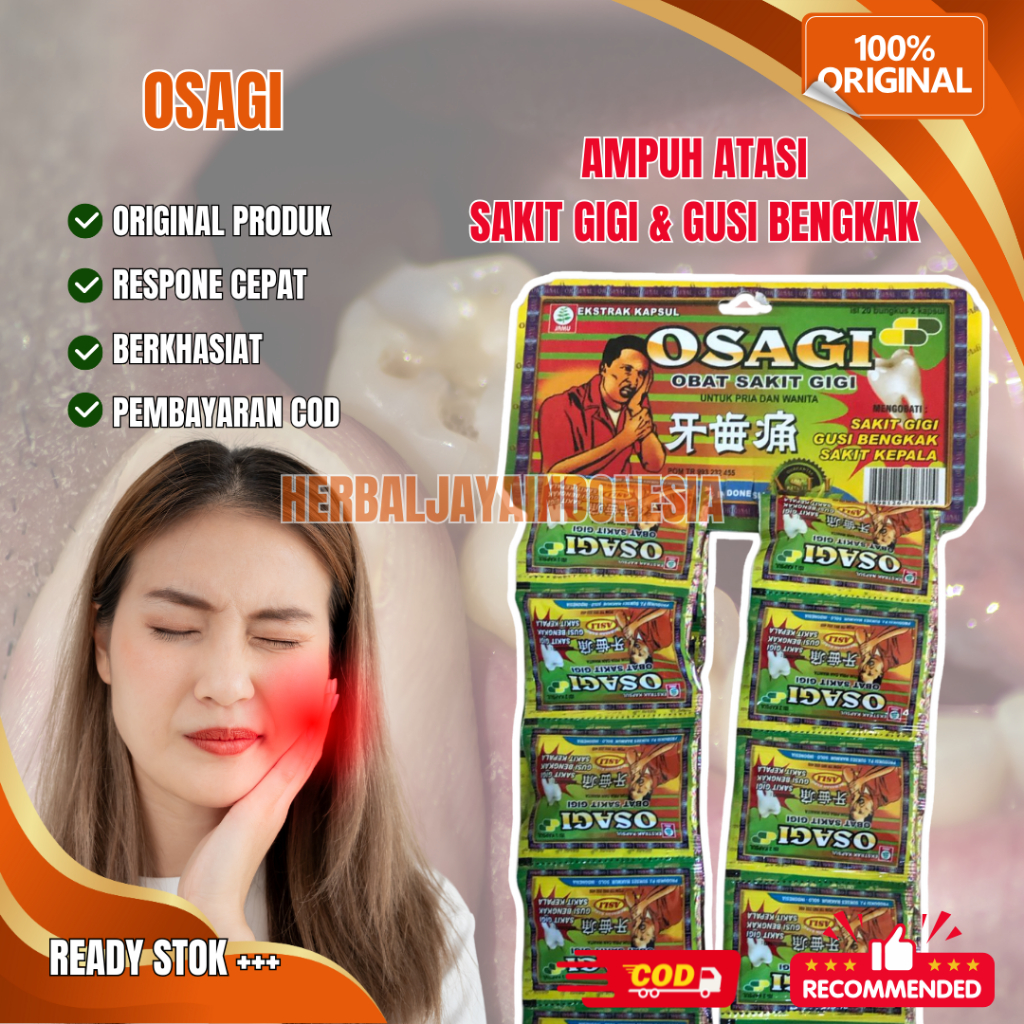 

Kapsul Osagi Hijau Renceng 20 Sachet