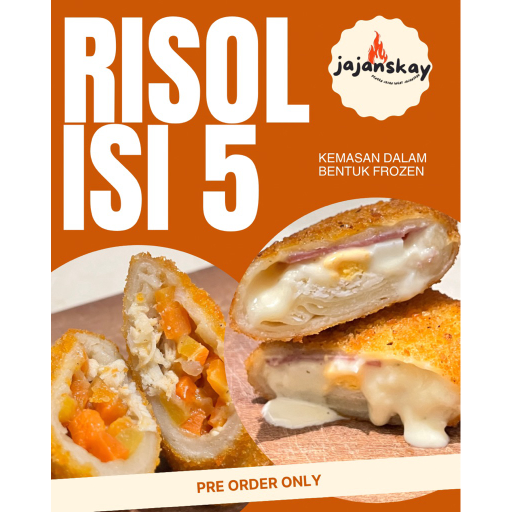 

Risol Mayo / Risol Ayam Sayur / risoles isi 5
