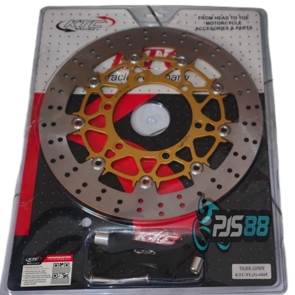 Disc Brake Ktc Floating 320mm Verza Megapro New Tiger old  Cb 150r old / Cakram Depan Ktc Tiger old 