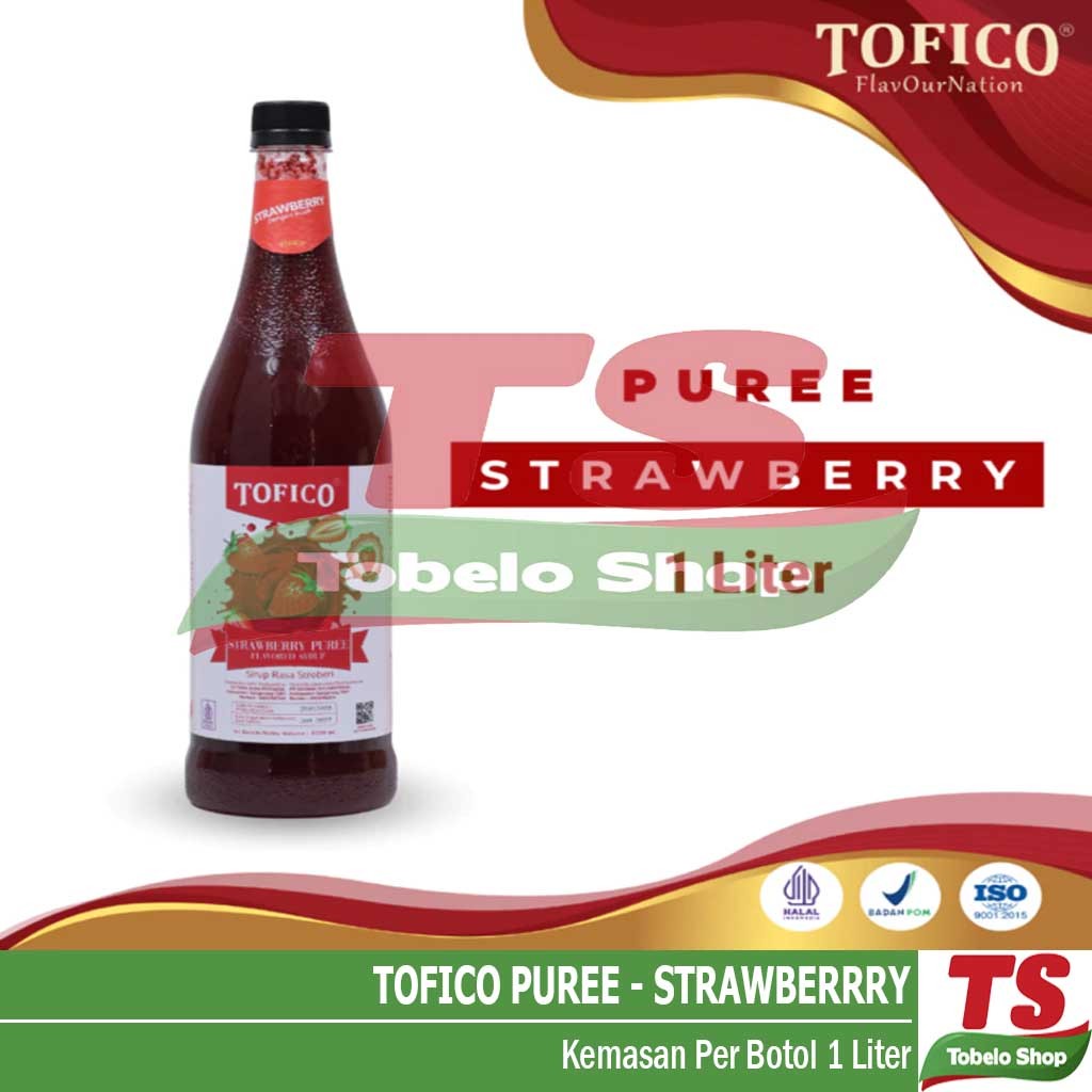 

TOFICO PUREE STRAWBERRY 1 LITER / TOFICO STRAWBERRY PUREE