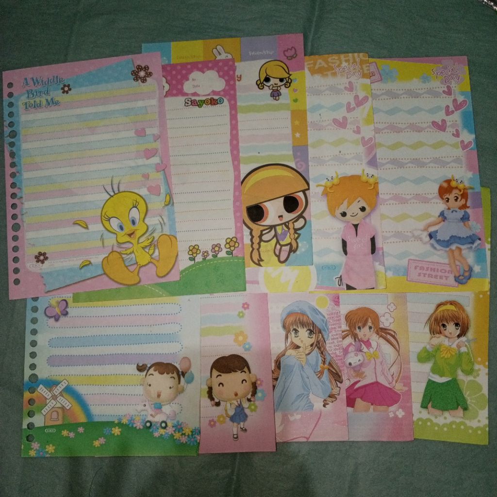 

[ MINIMAL ORDER 5 LEMBAR — VOLUME 2 ] KERTAS BINDER A5 20 RING NON HARVEST TIPIS LOOSE LEAF ISI LANGKA JADUL RARE REFILL KOLEKSI MERK KIKY MIA AND ME UPTOWN GIRLS GIR YAMM CCAMI LOONEY TUNES TWEETY ANIME