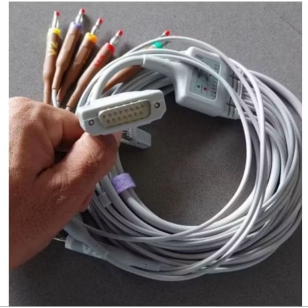 Kabel EKG /ECG Cable Compatible untuk alat ECG Elitech type 1200G