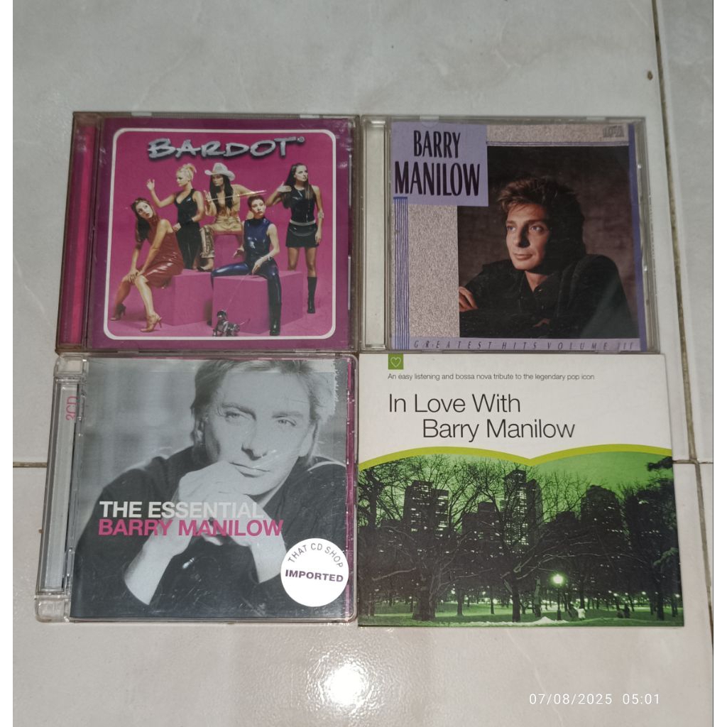 cd BARDOT / BARRY MANILOW-Greatest Hits Volume III / BARRY MANILOW-The Essential / BARRY MANILOW-In 