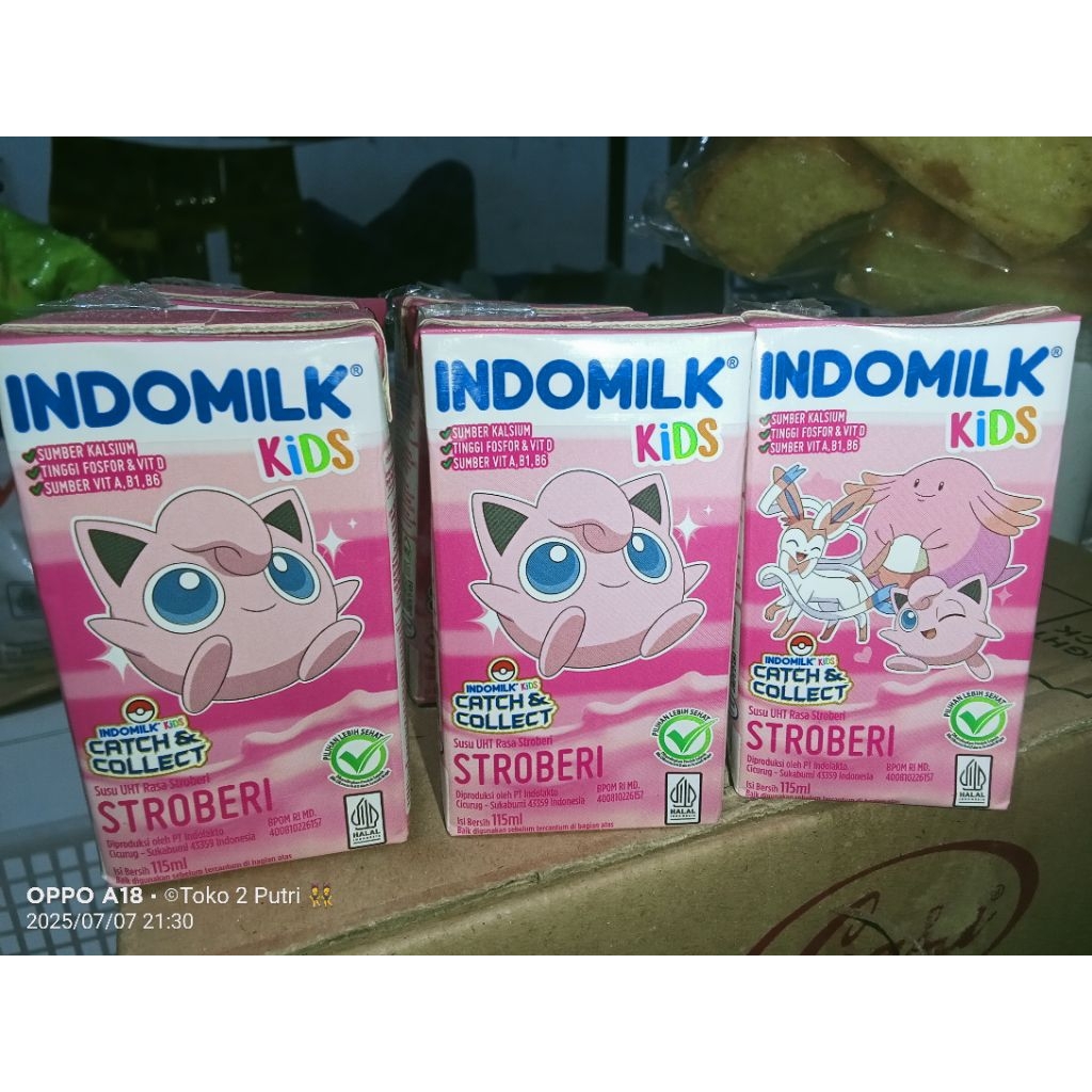

Susu indomilk kids strawberry 5pcs
