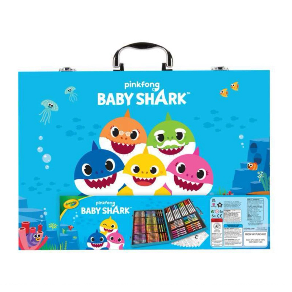 

Crayola Baby Shark Art Case 140pcs / Original