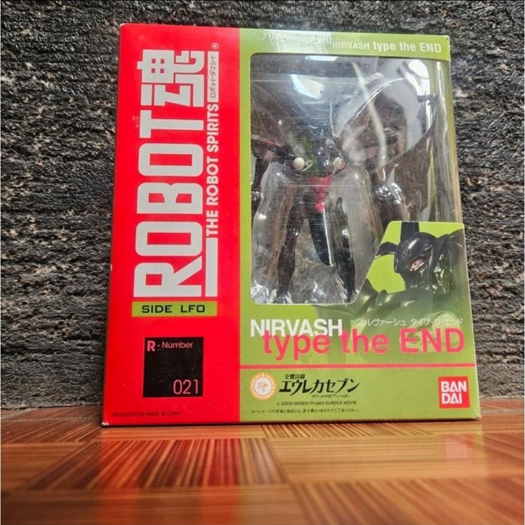 [ori] roda robot damashii spirits nirvash type The end + larva eureka seven rare