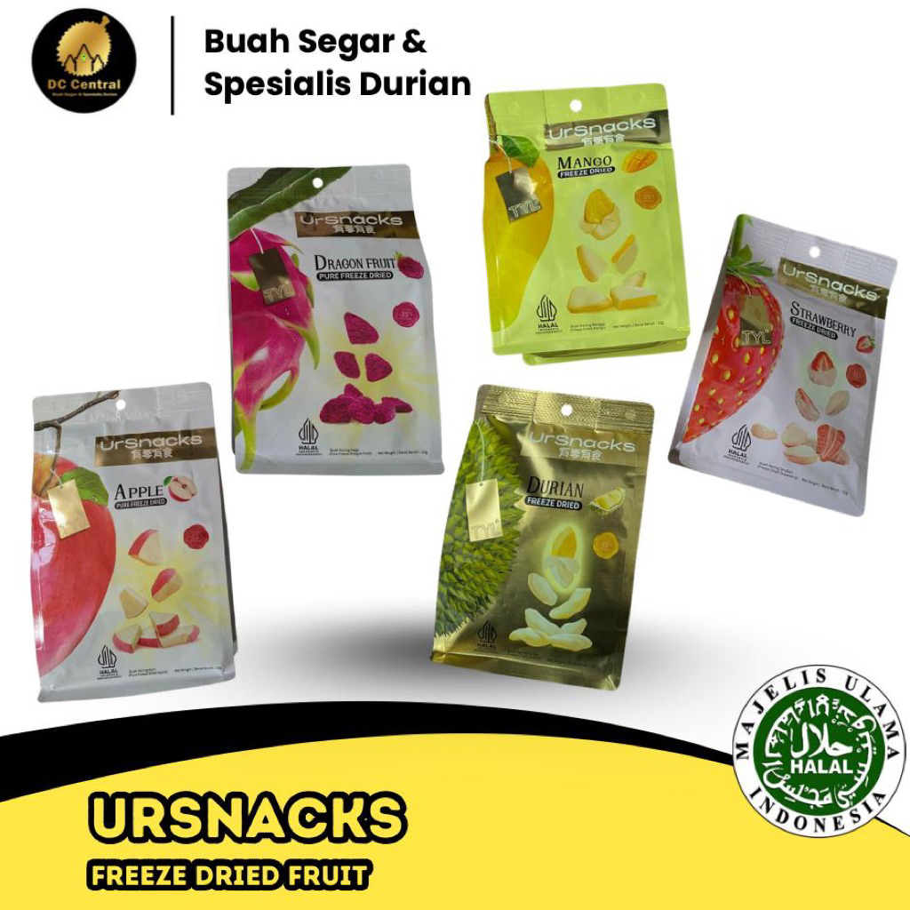 

Ursnack Dried Fruit | Durian | Mangga | Buah Naga | Strawberry | Apple
