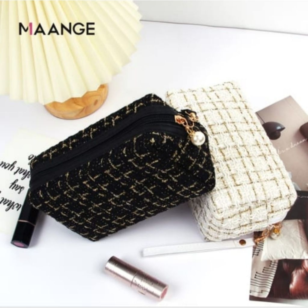 Tas MAANGE kotak kotak | TAS KOSMETIK CANTIK | Ready Manado