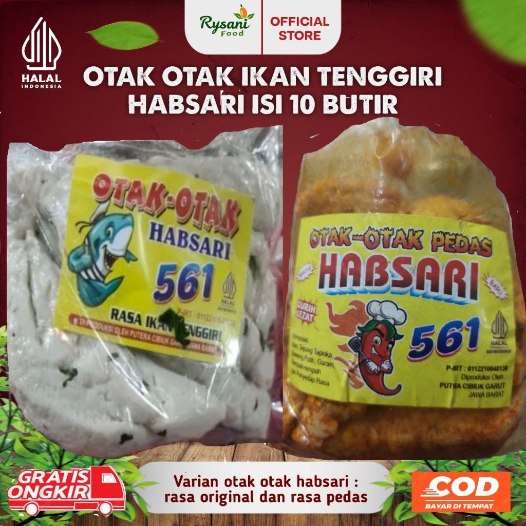 

OTAK OTAK HABSARI RASA IKAN TENGGIRI // ISI 10