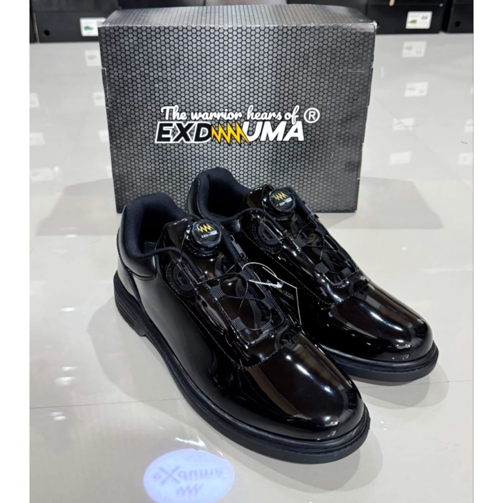 Sepatu PDH mengkikap Tali putar original Premium Exduma