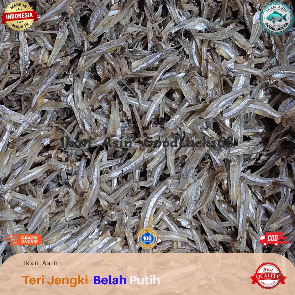 

Ikan Asin Teri Jengki Belah Putih Super