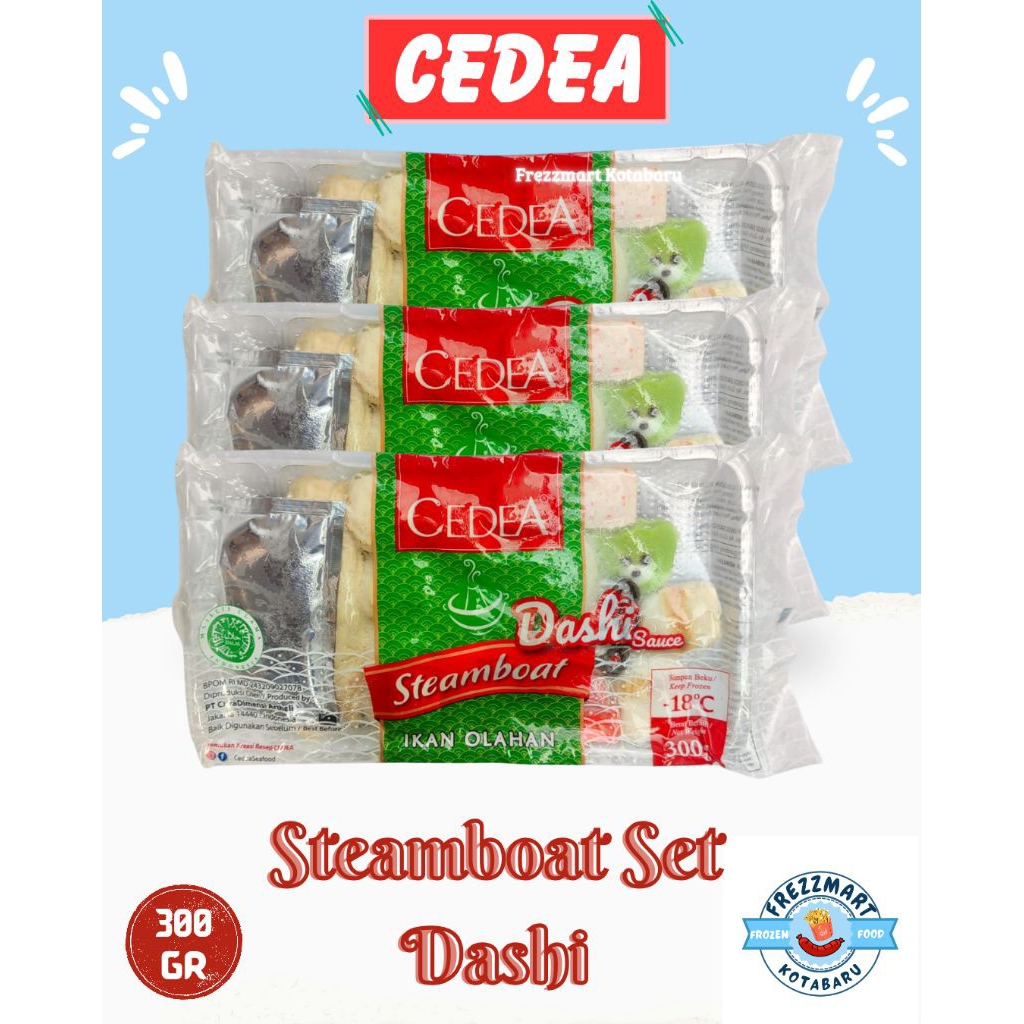 

CEDEA Steamboat Set Dashi 300 Gr Instant Hotpot Frozen Food Fresh Frezzmart Kotabaru