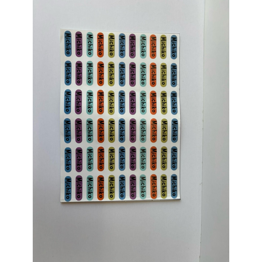 

STICKER LABEL NAMA utk ATK