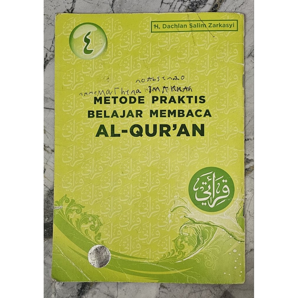 buku Qiroati Jilid 4 (bekas)