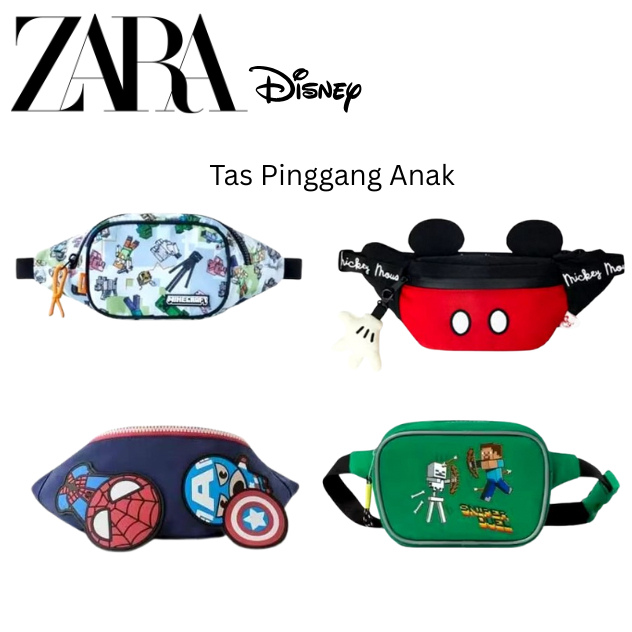 BAB420 BISA COD Tas pinggang minecraft anak import tas pinggang anak laki laki zra tas fashion tas s