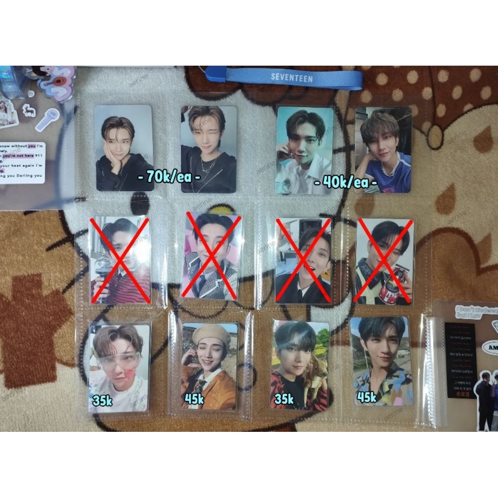 [BACA DESKRIPSI] READY PHOTOCARD JOSHUA SEVENTEEN PC SPILL THE FEELS DONGAK FACE THE SUN PAUS