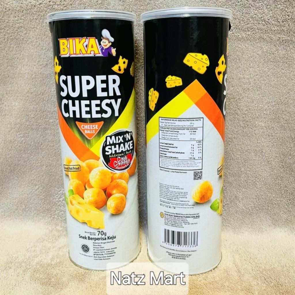 

BIKA MIX SUPER CHEESY & HUNGRY CHILI CHEESE 70 GR