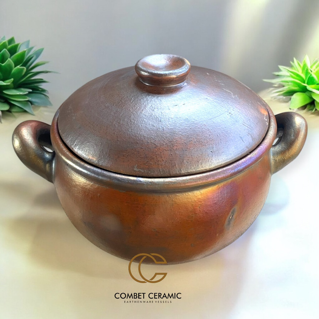 Panci Jumbo Diameter 30cm Gerabah Tanah Liat - Panci Gerabah Tanah Liat Tradisional Handmade